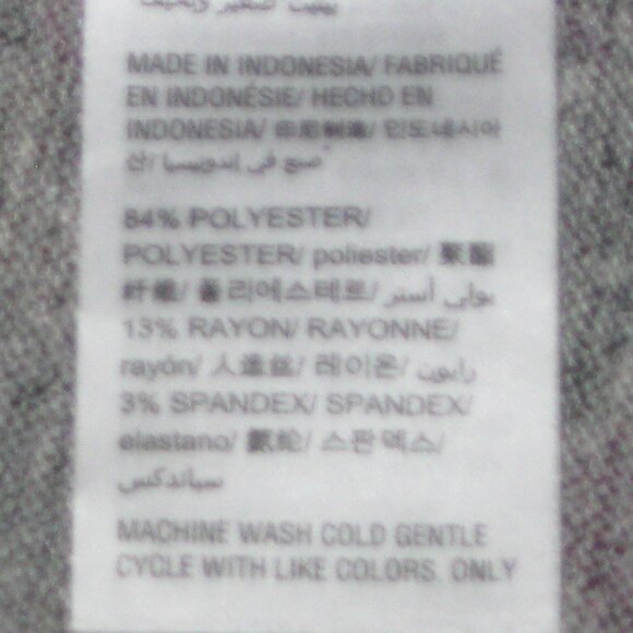 Style & Co Printed Lantern Sleeve Top Black Floral Size PP NWT - Picture 8 of 8